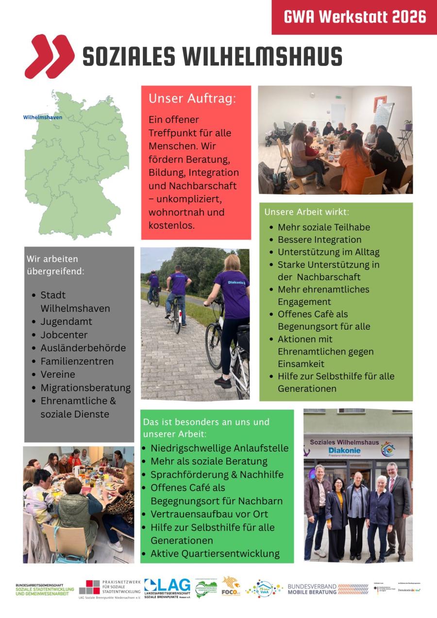 Plakat Soziales Wilhelmshaus, Wilhelmshaven, Seite 1