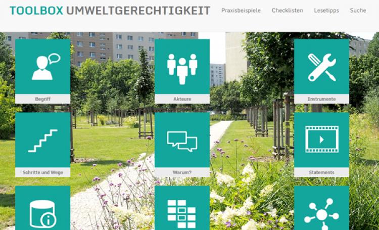 Bild Online-Toolbox Umweltgerechtigkeit